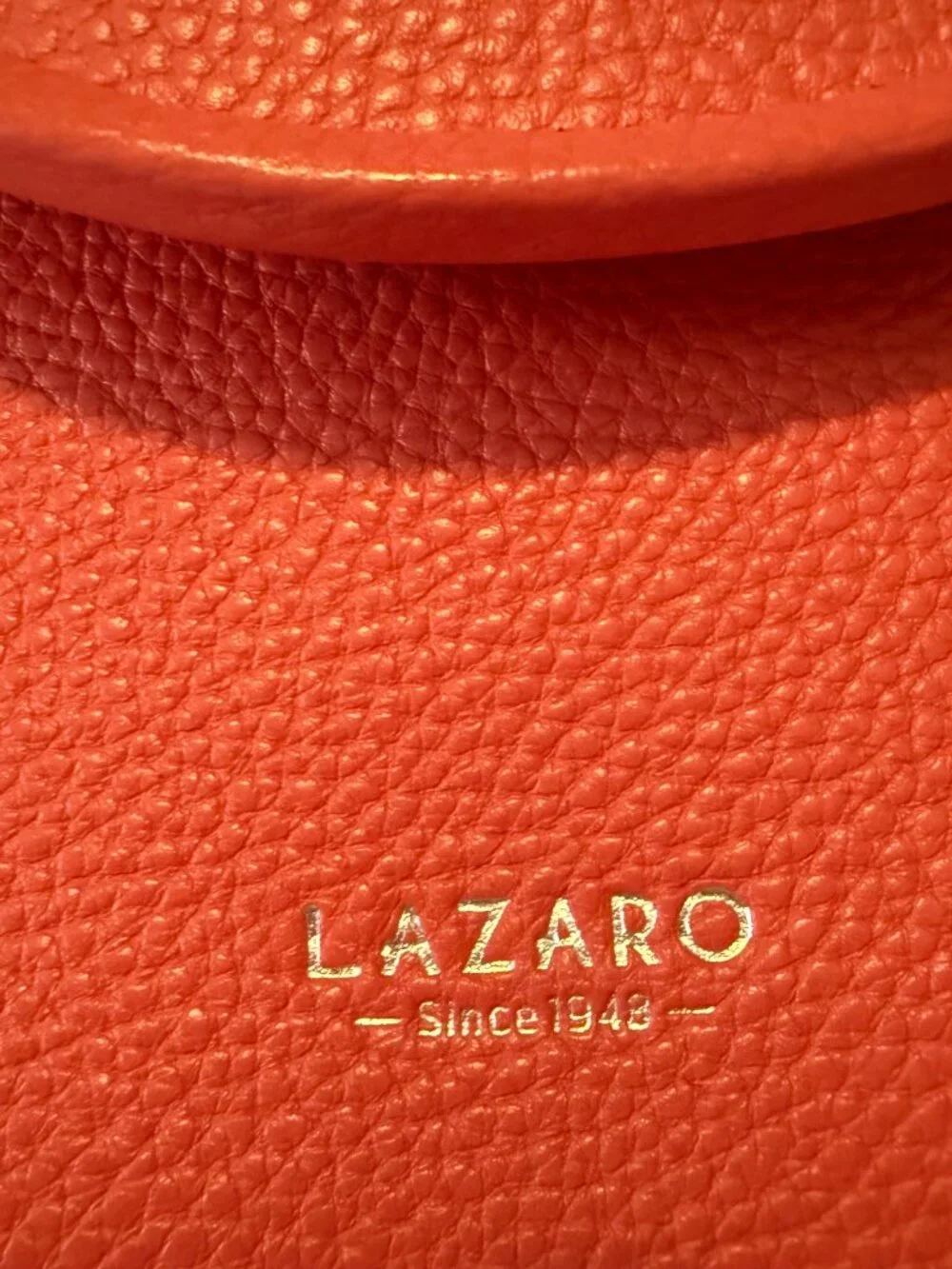 Lazaro Argentine Genuine Leather Saddle Crossbody Bag Terracotta NWOT